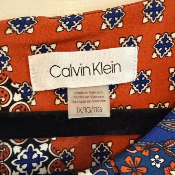 Calvin Klein Sleeveless Blouse - Picture 3 of 3